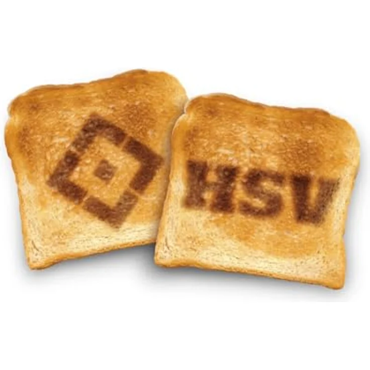 Hamburger SV Toaster Edelstahl, mit logo-gestaltetem Design – Bild 4