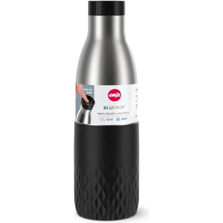 Trinkflasche Bludrop 0,7l sw – Bild 10