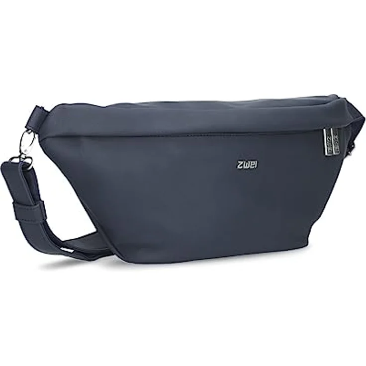 Zwei Mademoiselle.M Umhängetasche 40 cm, buntes Nubuk in blau, 100% Polyurethan – Bild 1
