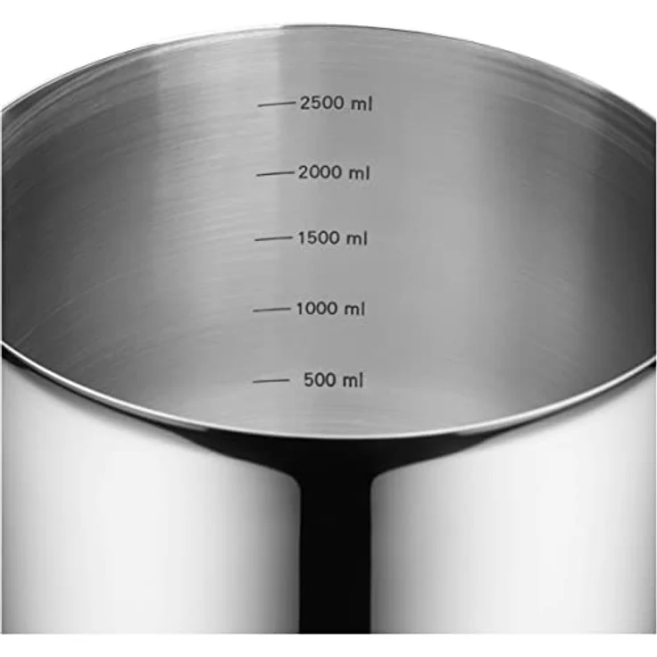 WMF Function Bowls Rührschüssel mit Deckel 2,5l, Schüssel 18,5 cm, Cromargan Edelstahl poliert, Innenskalierung, spülmaschinengeeignet – Bild 4