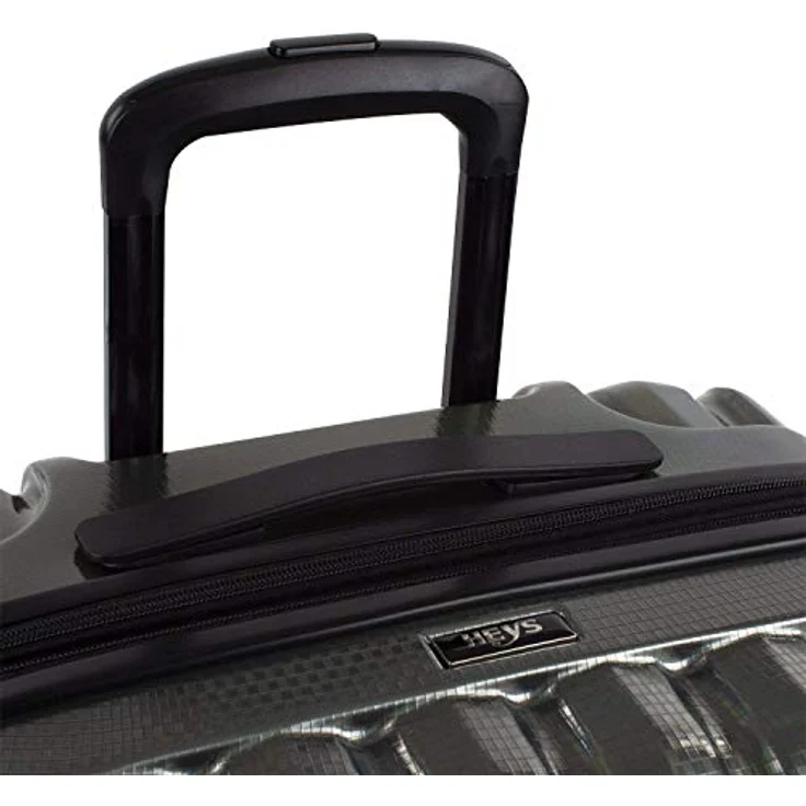 Heys Koffer Astro Charcoal S -matkalaukku, Polycarbonat-Verbundmaterial, TSA-Schloss, 360°-Spinner-Räder, Grau, (32 l, S) – Bild 5