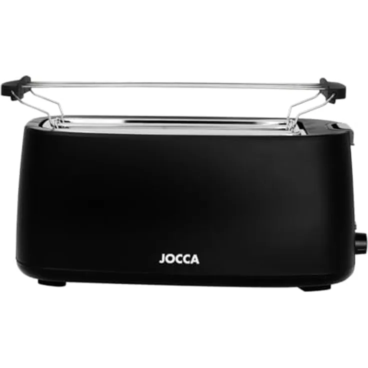 JOCCA Toaster 2312 für 2 Scheiben, Nature-Linie mit 7 Bräunungsstufen und Auftaufunktion