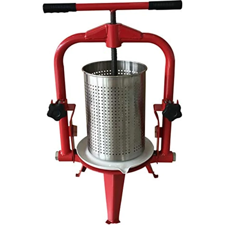 Home>it HOME It® Manualle Entsafter 14 L, Edelstahl-Saftpresse für Obst und Gemüse, hohe Saftausbeute, ideal für Küche und Garten – Bild 1
