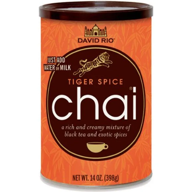 David Rio Tiger Spice Chai, Chai Pulver zur Herstellung von Getränken, 398 g