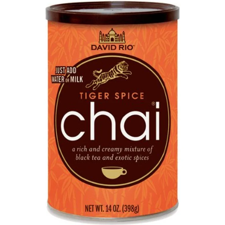 David Rio Tiger Spice Chai, Chai Pulver zur Herstellung von Getränken, 398 g – Bild 1