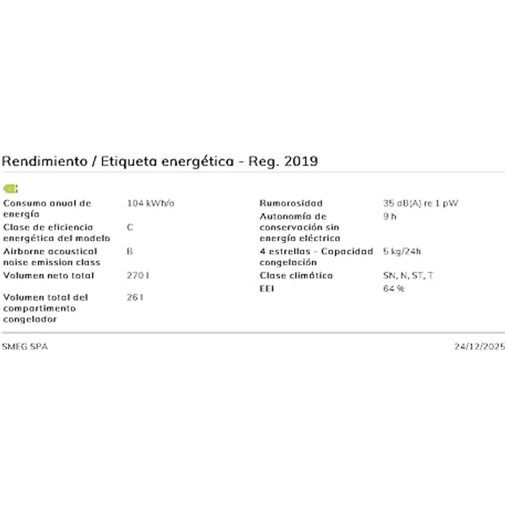 Smeg FAB28LPB6, Freistehender Kühlschrank mit Gefrierfach, 270 l, Pastellblau, Türanschlag links, 50er Jahre Design – Bild 6