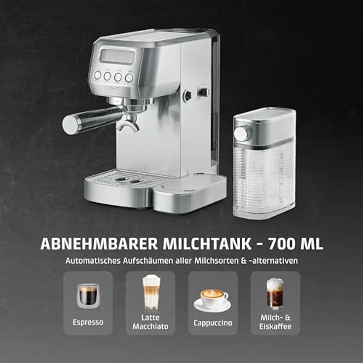 Caso Espresso Gourmet Latte 1821 – Bild 2