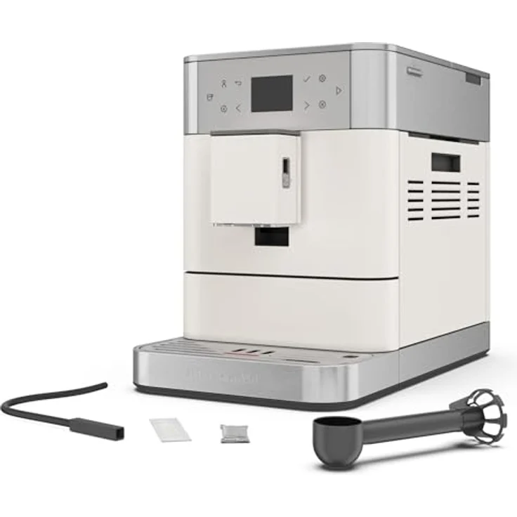 KitchenAid Kaffeevollautomat Maschine I KF6 I mit 15 voreingestellten Getränken, automatischem Aufschäumen und Erwärmen von Milch (Weiss) – Bild 3
