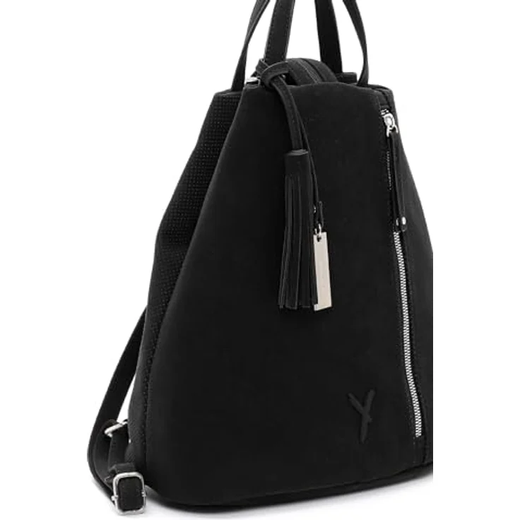 Suri Frey SFY Romy City Rucksack, 33 cm, schwarz, 100% Polyester, 30 cm x 18 cm x 33 cm – Bild 8