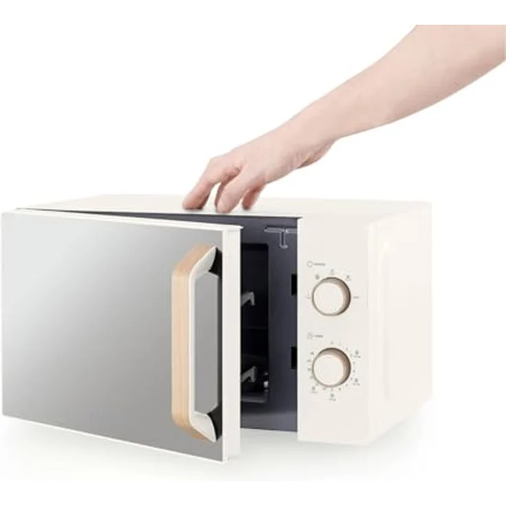 Flama Mikrowelle FLAMA 1831FL, 20 l, 700 W, S/Grill, Glas/Creme – Bild 5