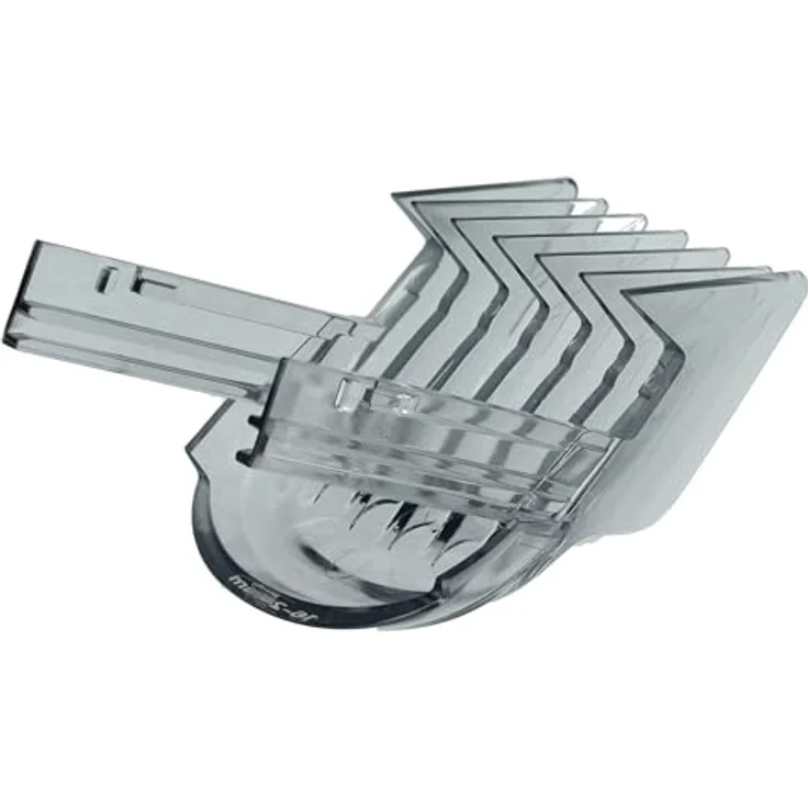 vhbw Kammaufsatz 16 - 28 mm, Ersatz für Philips 422203633, 422203633291, Grau-Transparent für Haarschneider und Bartschneider – Bild 2