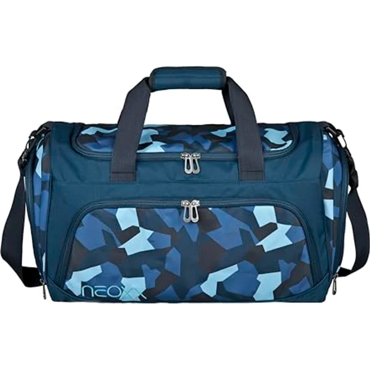 neoxx Sporttasche Move, Camo Nation, 25 Liter Volumen, teilweise aus recyceltem Material, Schuhfach, wasser- und schmutzabweisend – Bild 1