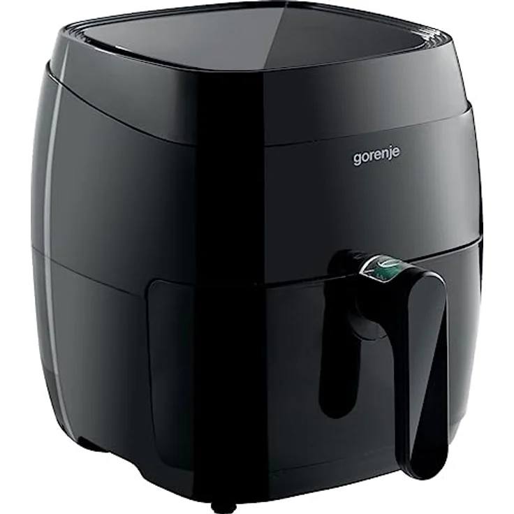 Gorenje AF1409DB SW Heißluftfritteuse, ohne Öl, 3.2 Liter Fassungsvermögen, 1400 Watt, schwarz, Kunststoff, Metall – Bild 2