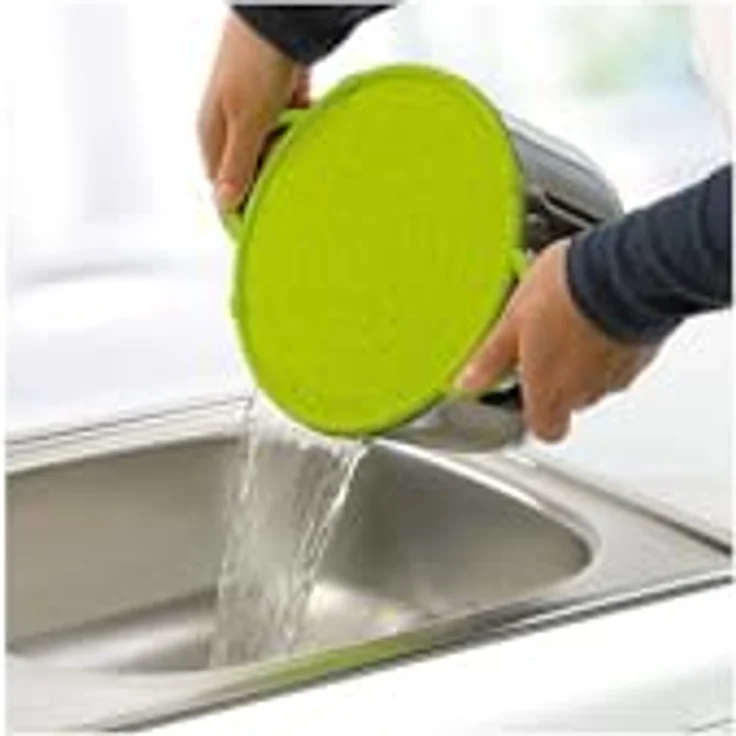 Emsa 514561 Spritzschutz, Ø 31 cm, Silikon, Anthrazit, Smart Kitchen – Bild 5