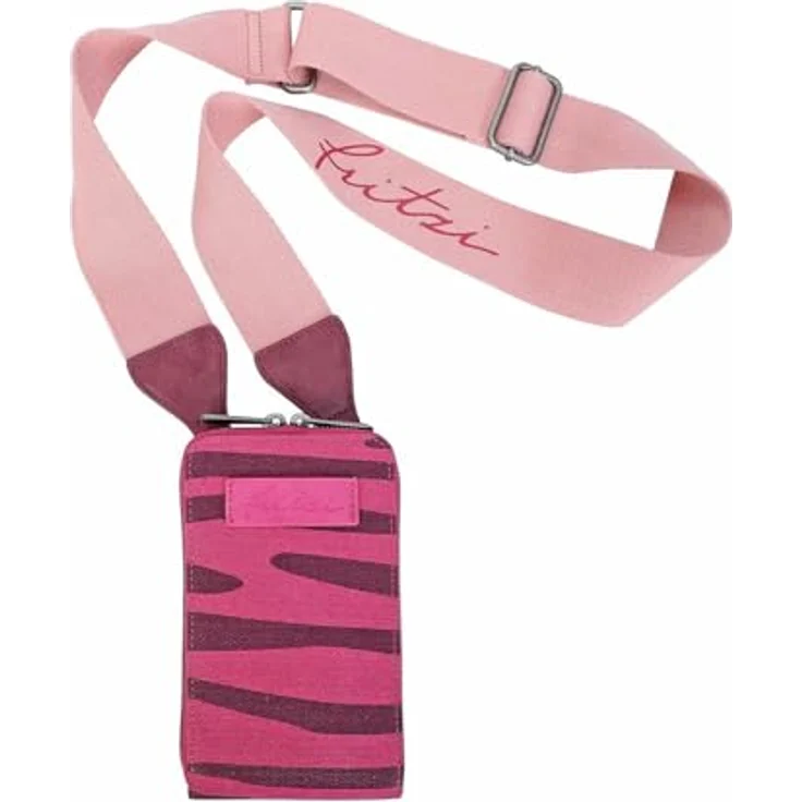 Fritzi aus Preußen Izzy08, Handtasche in Rosa für Smartphone und Essentials, Schultergurt für optimalen Tragekomfort – Bild 1