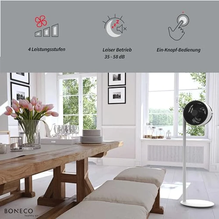 Boneco Ventilator Air Shower weiß 41W F230 – Bild 2