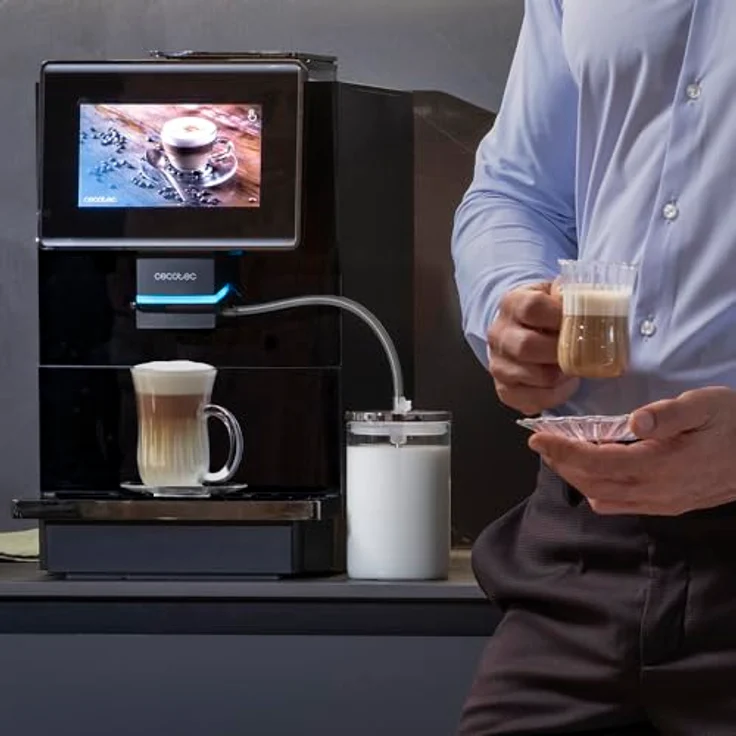 Cecotec Cremmaet Touch OCS, Superautomatischer Kaffeevollautomat mit 19 Bar Pumpe, 7-Zoll-Touchscreen und 400 g Kaffeebohnenreservoir – Bild 13
