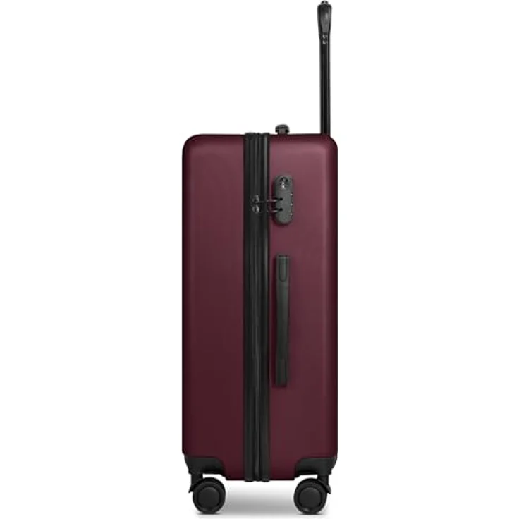 SMARTBOX Hartschalen Check-in Koffer M Trolley 43 x 27 x 66 cm, 61 Liter Volumen, 4-Doppelrollen & Zahlenschloss, 3,16 kg (Edition 05) – Bild 2