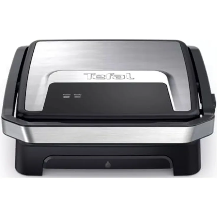 Tefal GC271D10, 2-in-1 Tischgrill mit 2000 Watt, antihaftbeschichtete Backbleche, Grillfläche 29 x 26 cm, vertikale Aufbewahrung
