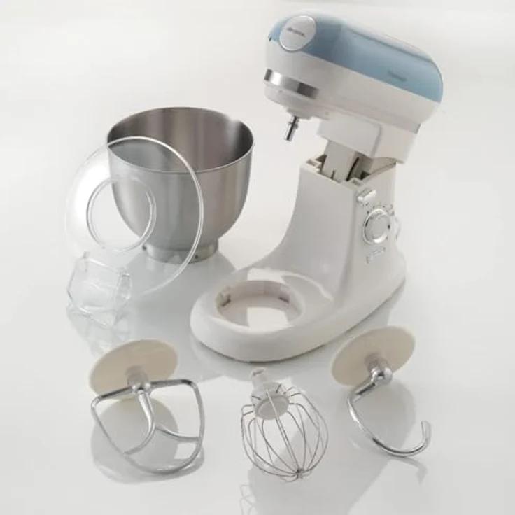 Ariete 1588 05 Vintage Küchenmaschine, stainless_steel, Blau,Weiß – Bild 8