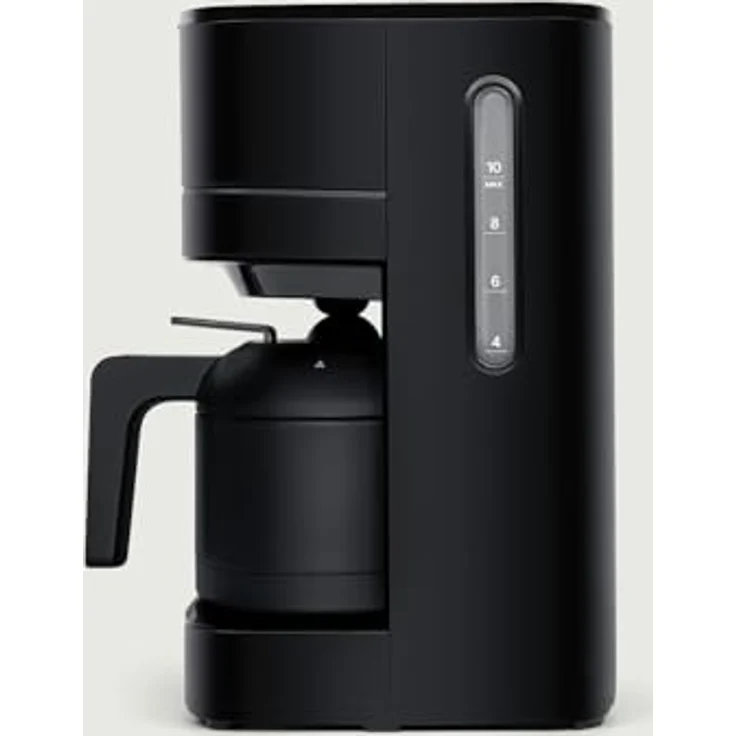 dittert Kaffeemaschine ONE DARK, 10 Tassen Thermoskanne mit Edelstahlgehäuse, Warmhaltefunktion, Metallfilter & Anti-Tropf-System, 1,25 Liter – Bild 2