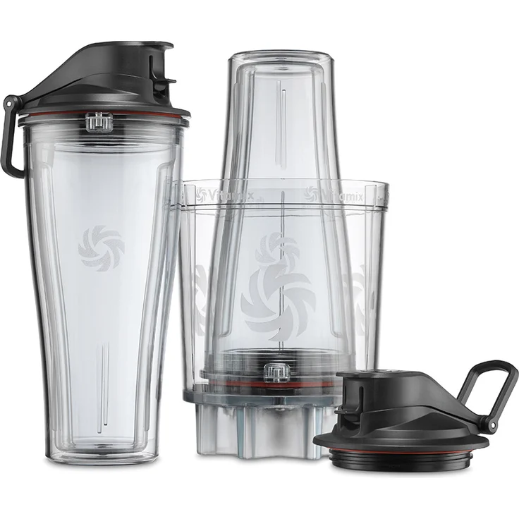 Vitamix To-Go Becheradapter für Ascent-Modelle, 600 ml, mit Edelstahlklingen und auslaufsicherem Verschluss