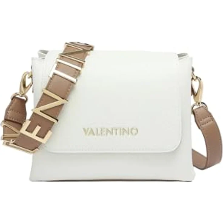 Valentino Alexia Handtasche 22 cm, weiß, aus 100% Polyurethan, kompakte Henkeltasche – Bild 1
