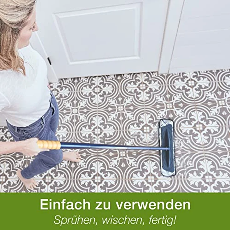 Bona Laminat Reinigungsset, Mikrofaser, Stein, Fliesen- und Laminatreiniger, 1L, 1000 – Bild 3