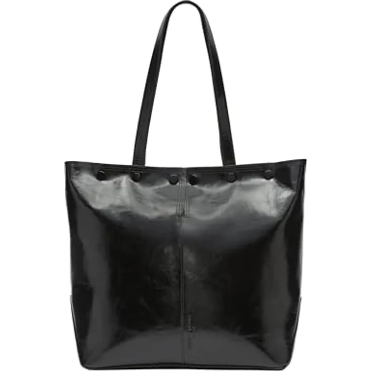 Liebeskind Rive Shopper Tasche, 40 cm, 100% Leder, schwarz