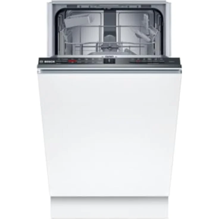 Bosch Serie 2 SPV2HKX02E, Voll integrierter Geschirrspüler für Single-Haushalte, 45 cm breit, Weiß, mit Tastenbedienung – Bild 1