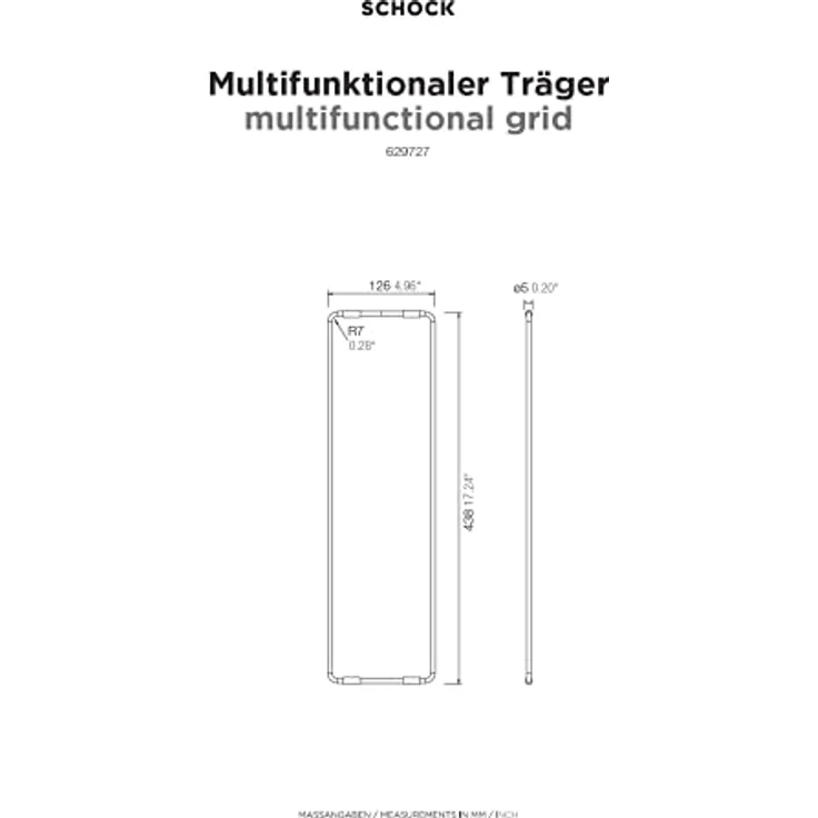 SCHOCK Multifunktionaler Träger, passend für Tia D-100L, Trockner-Zubehör – Bild 3