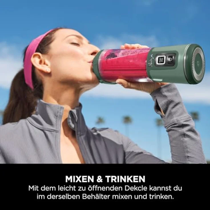 Ninja Blast Kabelloser Mixer - Waldgrün BC151EUEM – Bild 6
