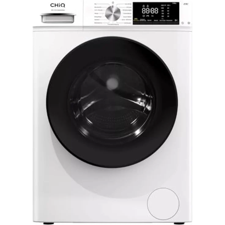 CHiQ PFL70141M3XWGA, 7 kg Frontlader Waschmaschine mit Startzeitvorwahl, Dampffunktion und Inverter-Motor, Weiß – Bild 2