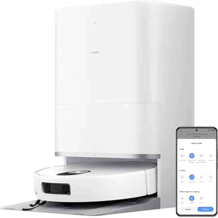 Xiaomi Robot Vacuum 5, Staubsauger-Roboter mit intelligenter Navigation und hoher Saugkraft, schwarz