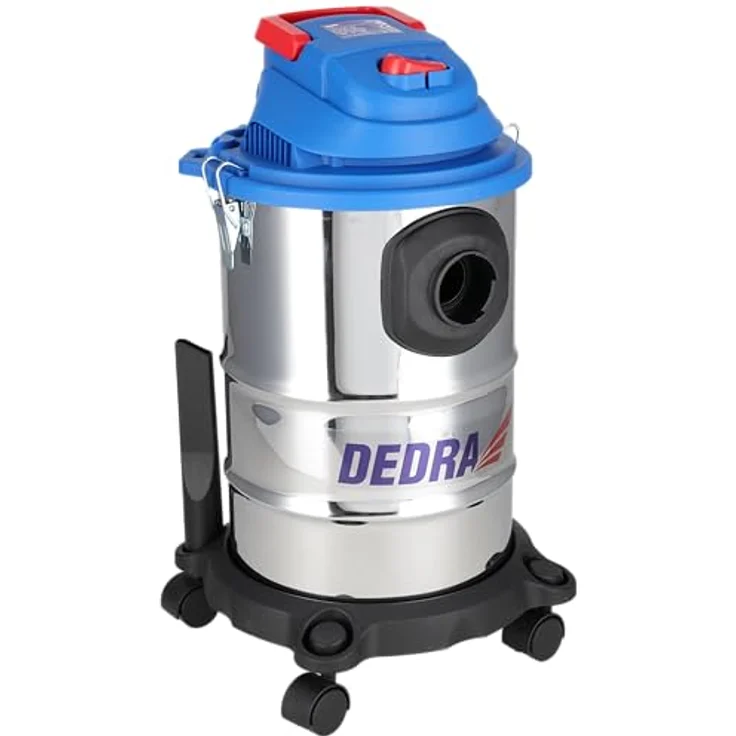 Dedra DED6610, Nass-/Trockensauger 1200 W, 20 Liter, Edelstahlbehälter, Abblasfunktion, 16 kPa Saugkraft – Bild 4