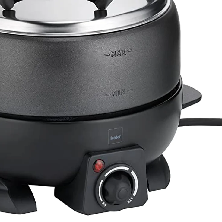 Kela Elektrofondue Simplon schwarz, Fondue Set – Bild 3