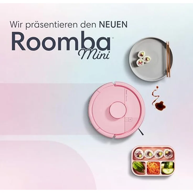 iRobot Roomba® Mini Saug- & Wischroboter, kompakt mit AutoEmpty™ Dock und intensiver Saugleistung, Rosa – Bild 3
