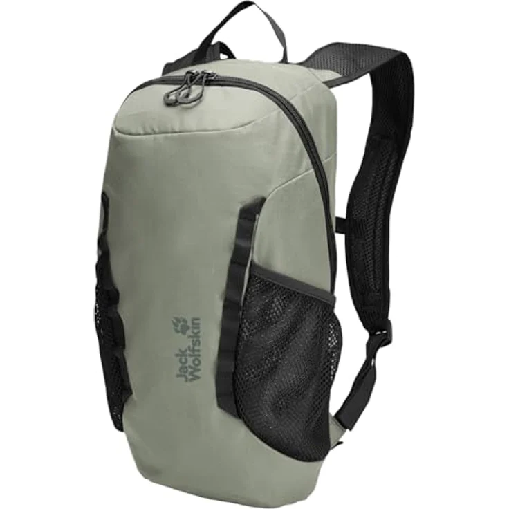 Jack Wolfskin Daypack VELOCITY LITE 10, leichter Rucksack mit AEROSHAPE LITE Tragesystem und Trinkblasenaufnahme, schwarz – Bild 1
