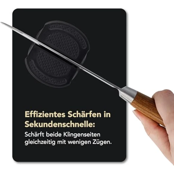 DMT SimpleSharp Diamant Messerschärfer, beidseitig schärfend, perfekter Schleifwinkel, schwarz – Bild 2