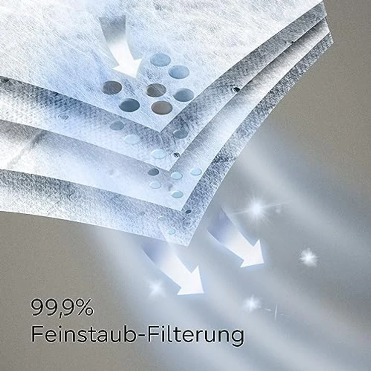 Siemens 576863 Staubsaugerbeutel, Hygieneverschluss für 99,9% Feinstaubfilterung, hohe Staubaufnahmekapazität – Bild 3