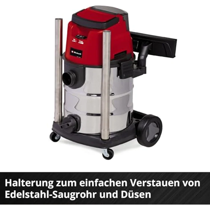 Einhell Nass-Trocken-Sauger TE-VC 36/25 Li S-Solo, 108 W, kabellos, Edelstahlbehälter, ohne Akku – Bild 11