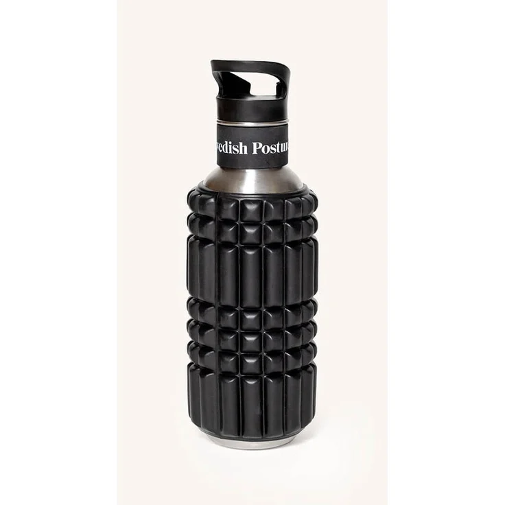 Swedish Posture WaveWell, 2in1 Wasserflasche & Schaumstoffrolle, BPA-freier Edelstahl, 750 ml, verbessert Beweglichkeit und Muskelerholung