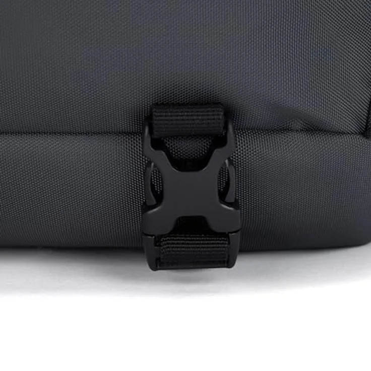 Pacsafe Pacsafe Exp Gürteltasche mit RFID Schutz, 36 cm, grau, 100% Polyester – Bild 4