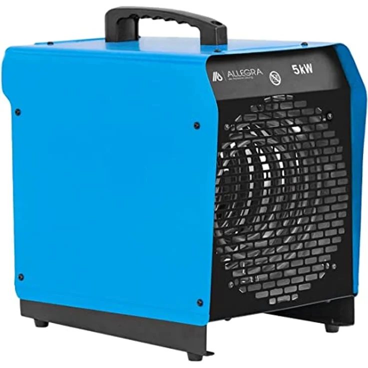 ALLEGRA Heizlüfter Bau 5Kw Elektroheizer mit Thermostat, Starkstrom, ideal für Werkstätten & Garagen – Bild 2