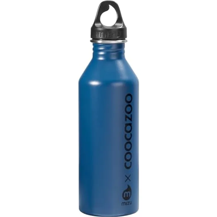 coocazoo Trinkflasche, 0,75 l Edelstahlflasche für kalte und warme Getränke, dunkelblau, 100% BPA-frei