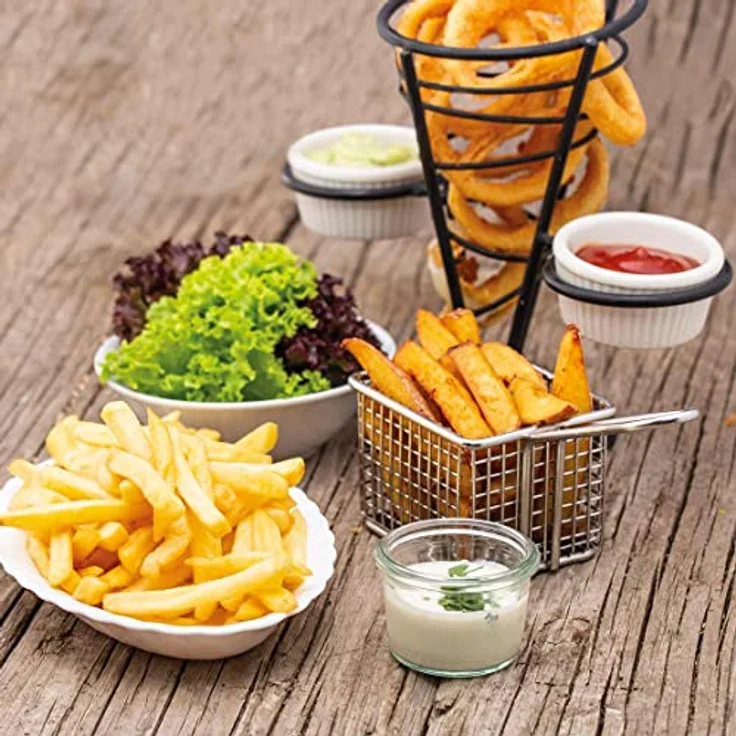 MediaShop Heißluftfritteuse M16439 Power AirFryer Multi-Function DeLuxe, 1800 W, Fassungsvermögen 9 kg – Bild 3