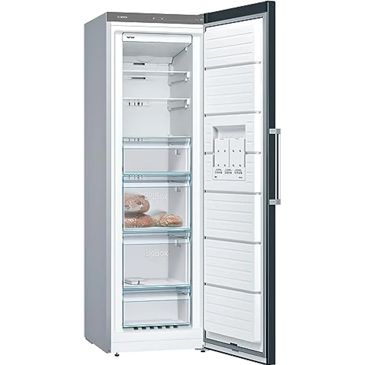 Bosch GSN36VBEP Serie 4 Gefrierschrank, 186 x 60 cm, 242 L, Vario Zone; Automatisches Super Gefrieren; No Frost; Big-Box-Schublade – Bild 2