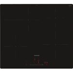 Siemens EH601HFB1E iQ300, Smartes Induktionskochfeld, 60 cm, Schwarz, flächenbündig, TouchSlider, Dunstabzugsautomatik – das perfekte Zusammenspiel von Kochfeld und Dunstabzugshaube