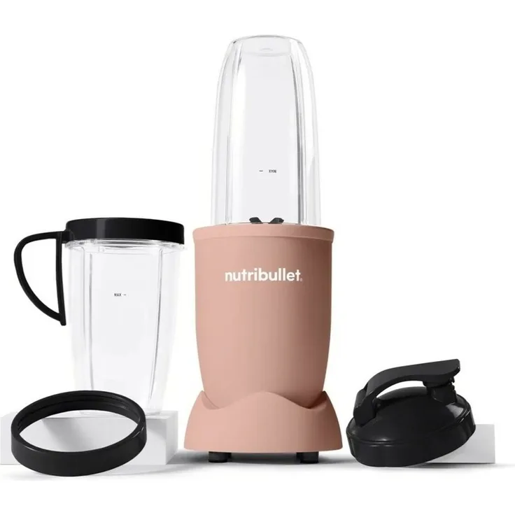 NutriBullet NB907MACL Mixer 0,9 l Sport-Mixer 900 W Pink - Leistungsstarker 900 Watt Motor, Pulsfunktion, Edelstahlklingen