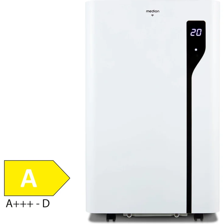 MEDION LIFE® P1200 Klimaanlage 12.000 BTU, R290, App- und Sprachsteuerung, kühlt bis 36m², Fenster-Kit – Bild 1